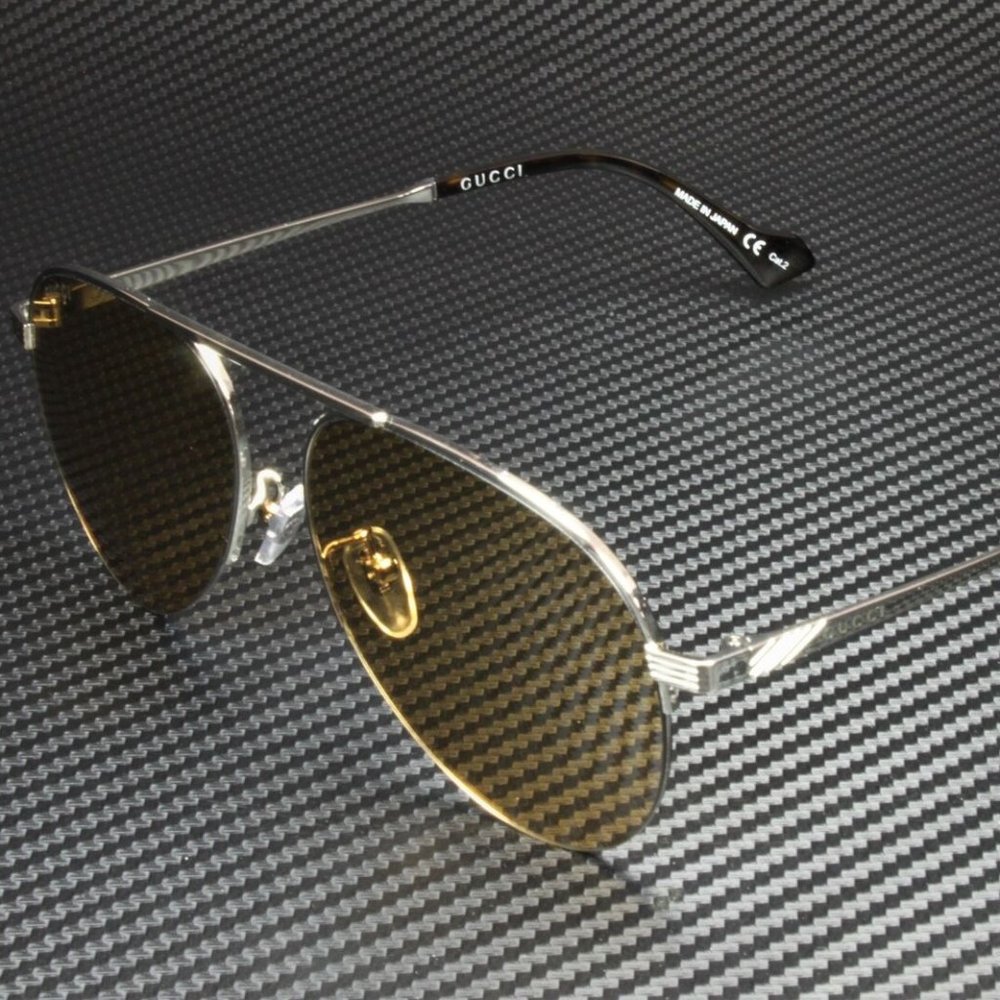 Gucci Yellow 58m Sunglasses